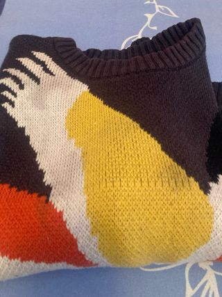 Jersey con estampado de pájaro