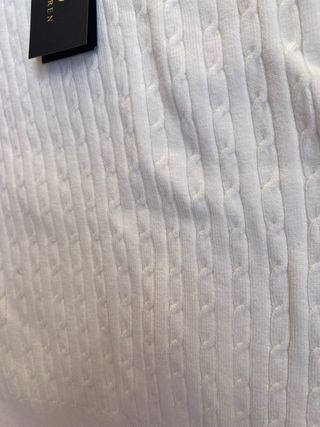 Jersey Polo Ralph Lauren Blanco Trenzado