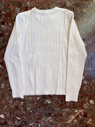 Jersey Polo Ralph Lauren Blanco Trenzado