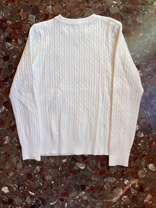Jersey Polo Ralph Lauren Blanco Trenzado