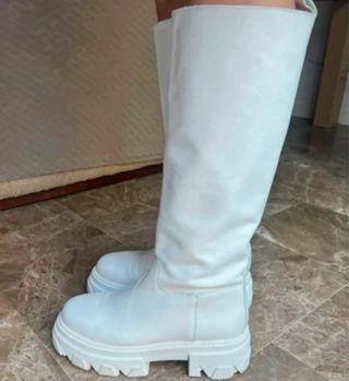 Stivali alti bianchi