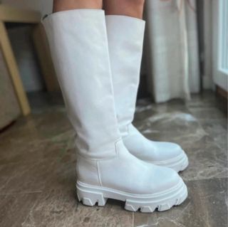 Stivali alti bianchi