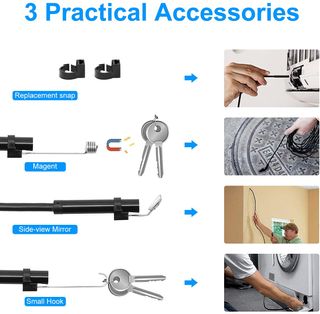 Endoscopio - Boroscopio WiFi, cable 5m