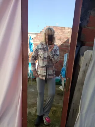 Camisa cuadros Zara chica Talla XS