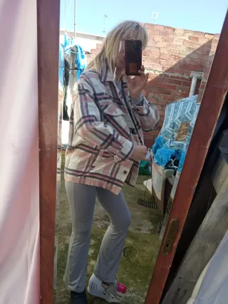 Camisa cuadros Zara chica Talla XS