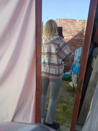 Camisa cuadros Zara chica Talla XS