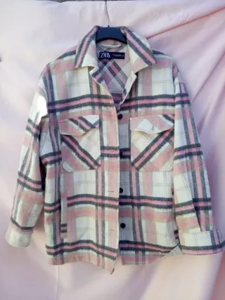 Camisa cuadros Zara chica Talla XS