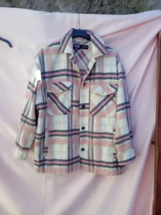 Camisa cuadros Zara chica Talla XS