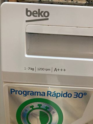 Lavadora Beko 7kg 1200rpm A+++