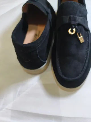 Zapatos Loro Piana Negros