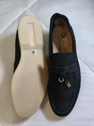 Zapatos Loro Piana Negros