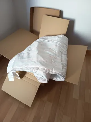 Colcha Zara Home 270x280 con etiqueta puesta