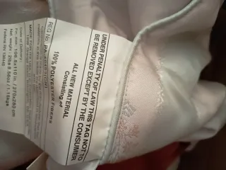 Colcha Zara Home 270x280 con etiqueta puesta