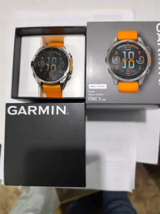 Garmin Fenix 8 47mm AMOLED Zafiro Titanio