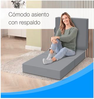 Colchón Plegable Espuma 200x90x15 + Funda