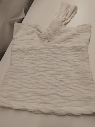 Camiseta tirante blanco talla S