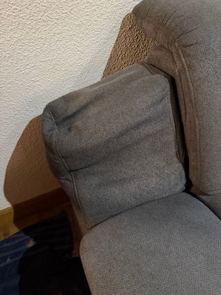 Sofá cama grande gris