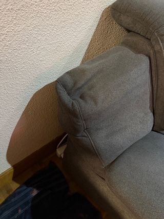 Sofá cama grande gris