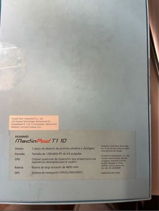 Huawei MediaPad T1 10 NUEVA SIN ABRIR
