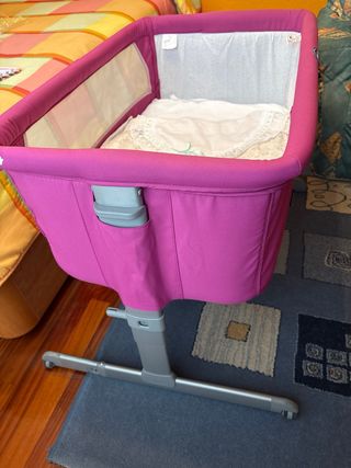 Cuna colecho Chicco rosa