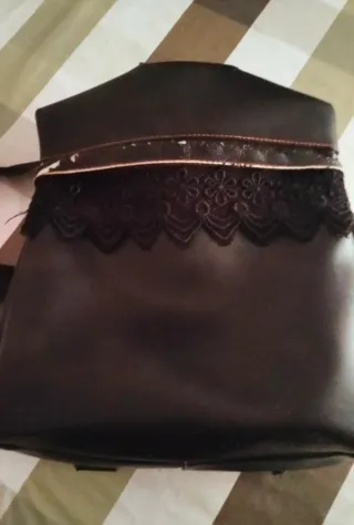 Mochila artesanal piel auténtica hecha a mano