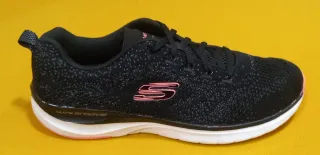 Zapatillas Skechers Negras y Rosas