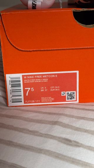 Zapatillas Nike Free Metcon 6 Mujer