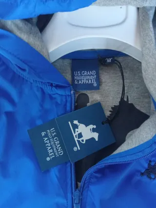 Giacca a vento ragazzino blu