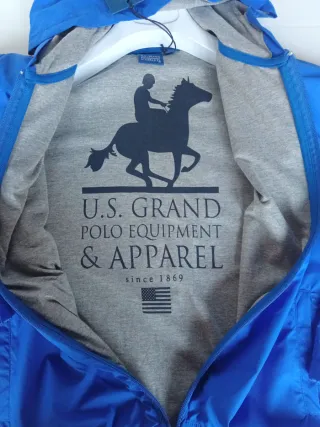 Giacca a vento ragazzino blu