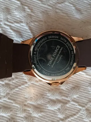 Reloj Time Force Marrón y Dorado. Mod. TF3301L