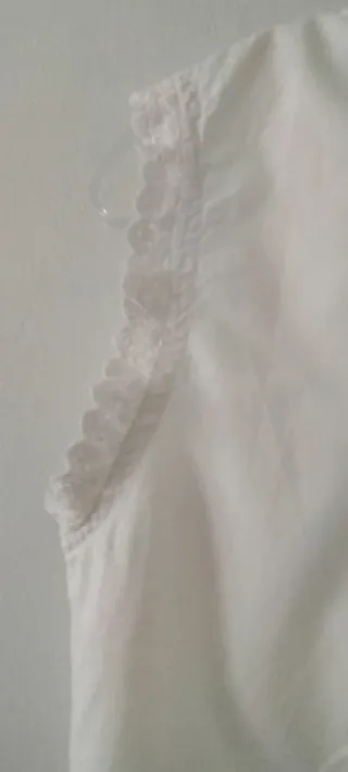 Blusa N&B Classic Shirt Algodón Blanca