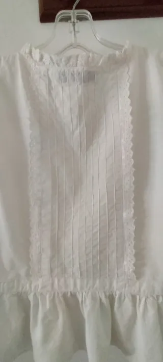 Blusa N&B Classic Shirt Algodón Blanca