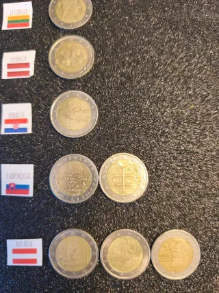 Monedas  conmemorativa de 2 Euro de Varios Países