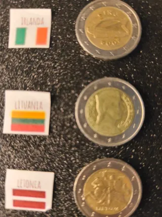 Monedas  conmemorativa de 2 Euro de Varios Países