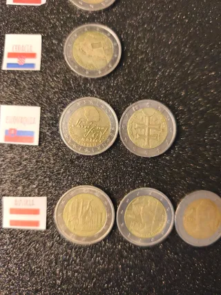 Monedas  conmemorativa de 2 Euro de Varios Países