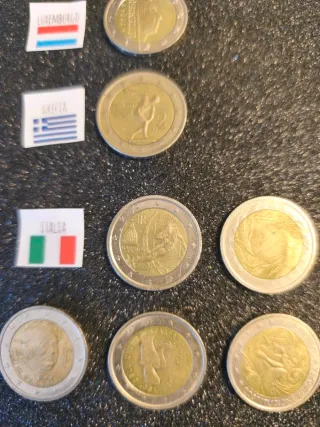 Monedas  conmemorativa de 2 Euro de Varios Países