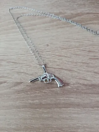 Colgante y cadena acero inoxidable