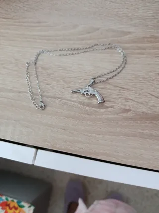 Colgante y cadena acero inoxidable