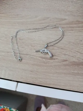 Colgante y cadena acero inoxidable