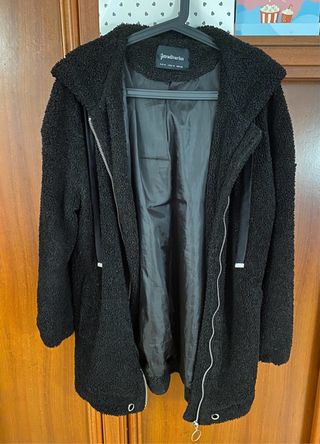 Chaquetón borreguillo negro