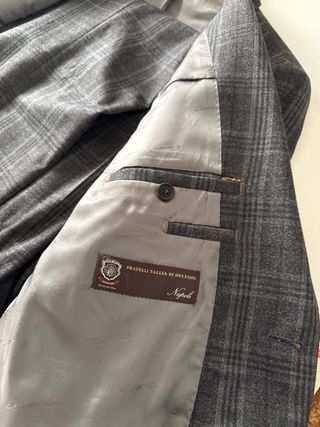 Traje de caballero a cuadros