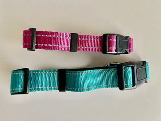 Collar tela perro gato reflectante SIN USAR