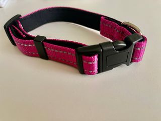 Collar tela perro gato reflectante SIN USAR