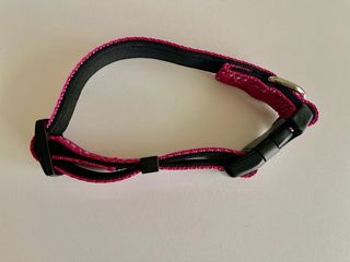 Collar tela perro gato reflectante SIN USAR