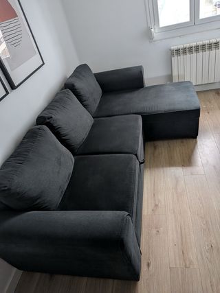 Sofá Conforama Chaise longue DRAKO reversible 3 pl