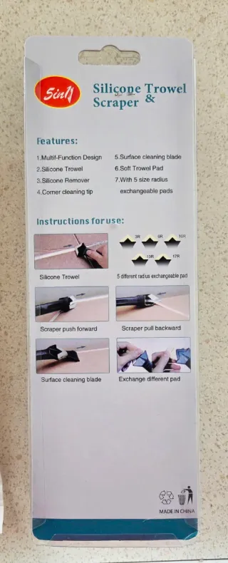 Aplicador Silicona Rascador 5 en 1