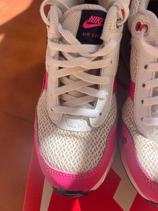 Zapatillas Nike Air Max Niña Rosa y Blanca