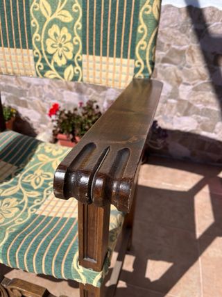 Conjunto sillones vintage madera perfecto estado