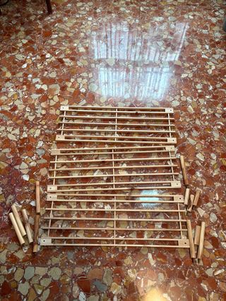 Zapatero de madera desmontable