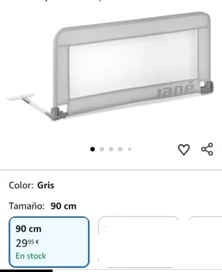 Barrera Cama Jané Abatible 90cm Extra Alta